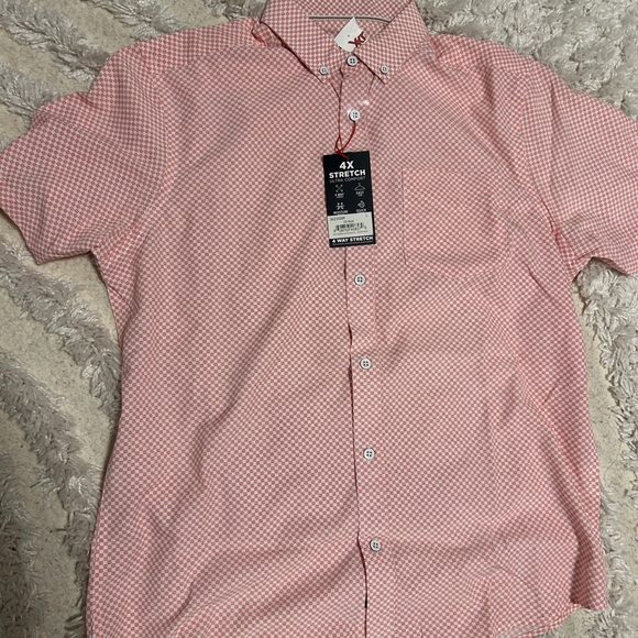 Other - Men's Pink Short Sleeve Shirt